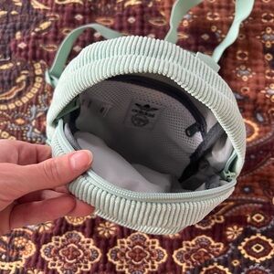 Adidas Light Green Ribbed Backpack